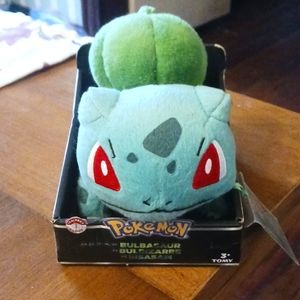 Nwt Pokemon bulbasaur collectable plush